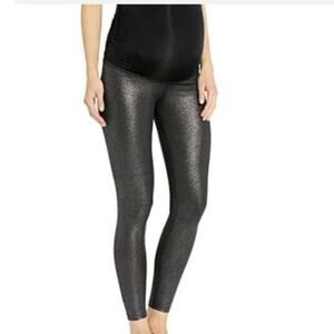 Beyond‎ the Bump Twinkle Foil Maternity Leggings Size: M